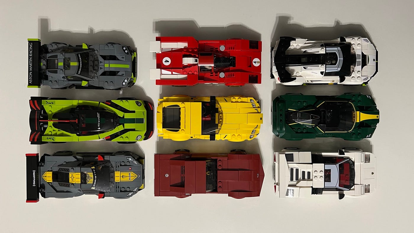 What I Learned From Building 9 LEGO Speed Champions Cars