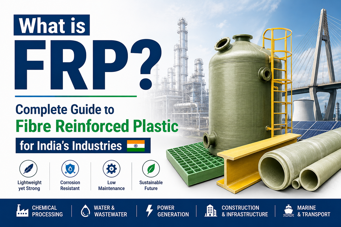 What is FRP? Complete Guide to Fibre Reinforced Plastic for India’s Industries