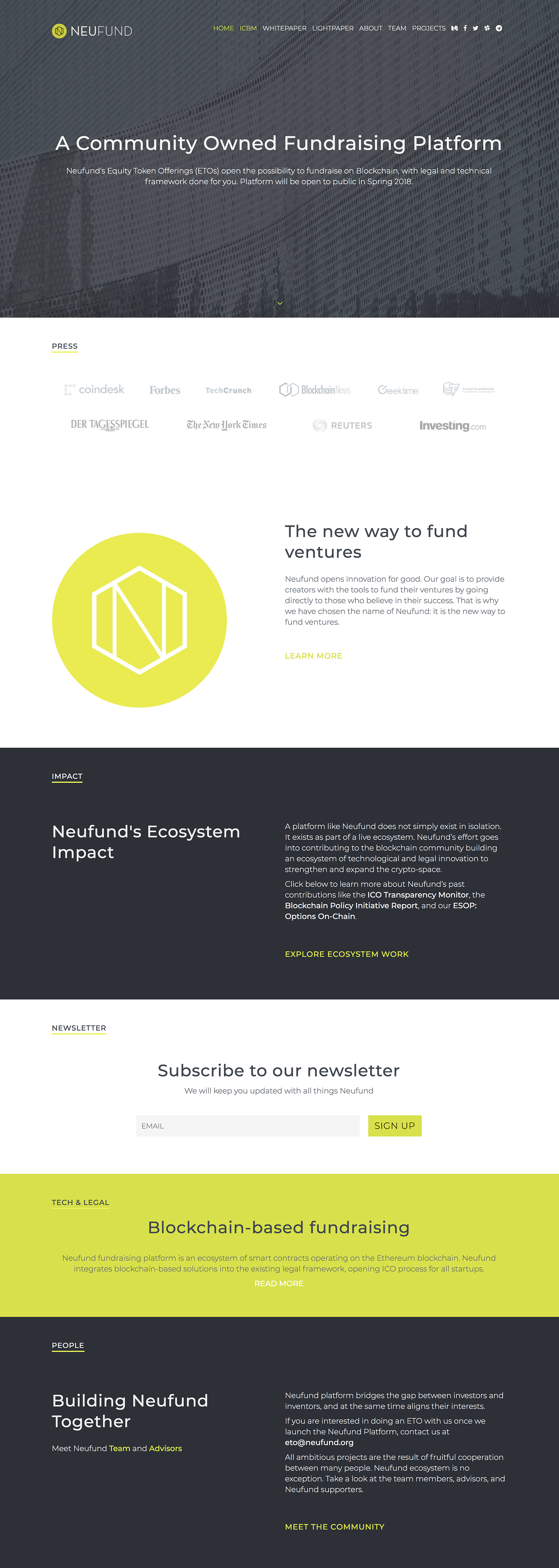 Behind the Neufund re-branding: Bringing Blockchain fundraising out of the  regulatory grey zone | by Neufund | Neufund