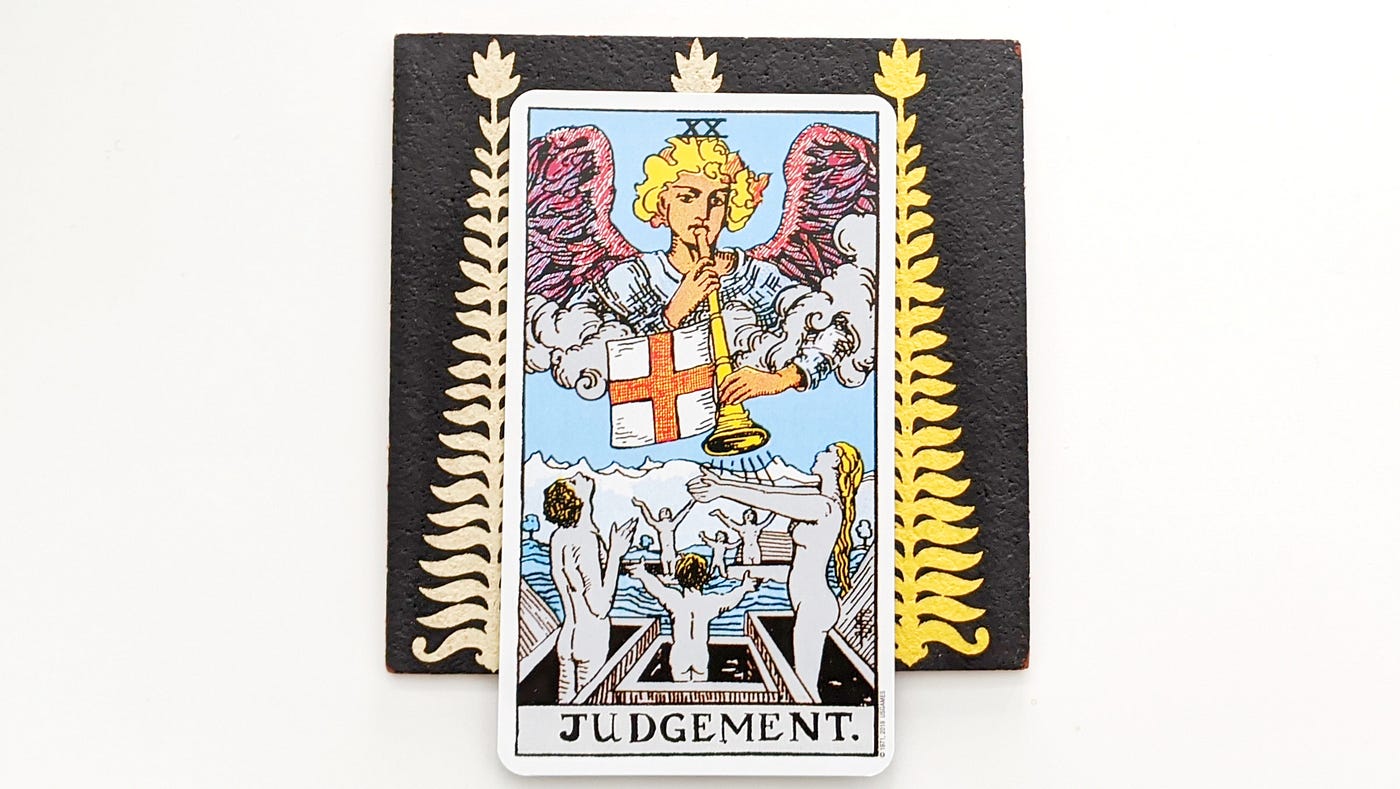 Judgement: Spiritual Awakening. As a Catholic, the imagery on the card… |  by Tarot Stories | Medium