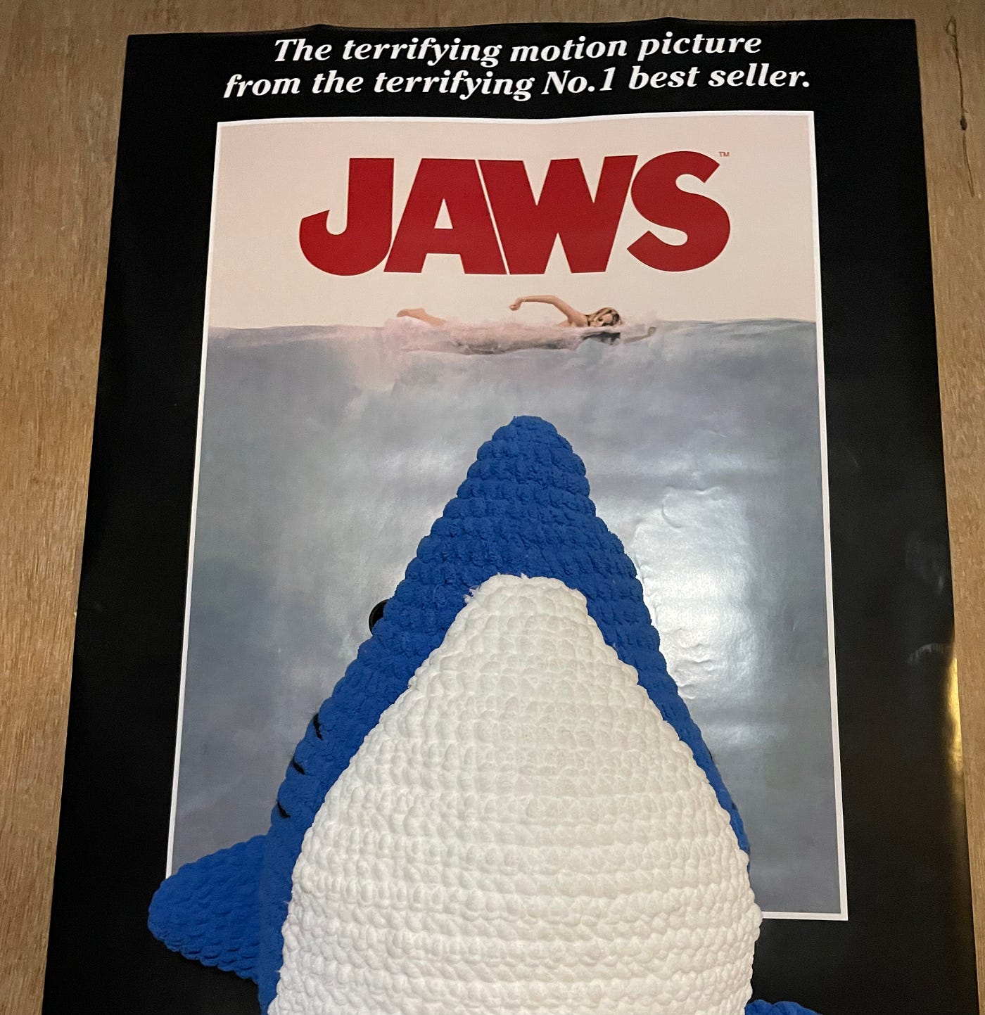 How to Recreate Scenes From Jaws Movies Using Everyday Household Items and a Giant Crocheted Shark by Rodney Lacroix MuddyUm