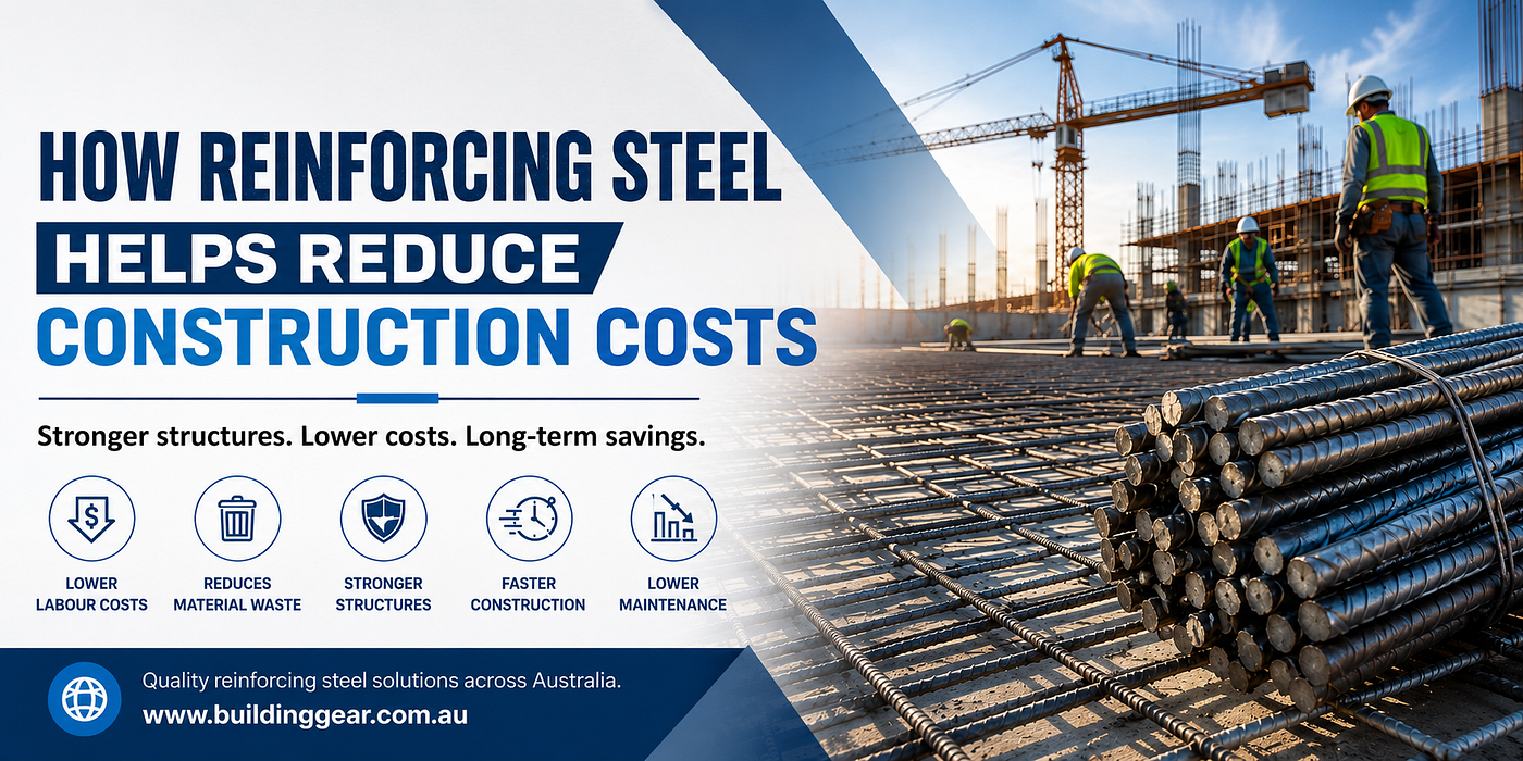 How Reinforcing Steel Helps Reduce Construction Costs in Australia