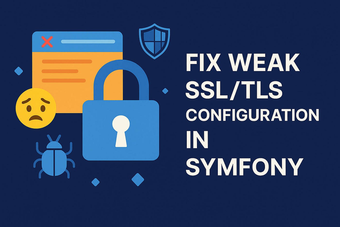 Fix Weak SSL/TLS Configuration in Symfony