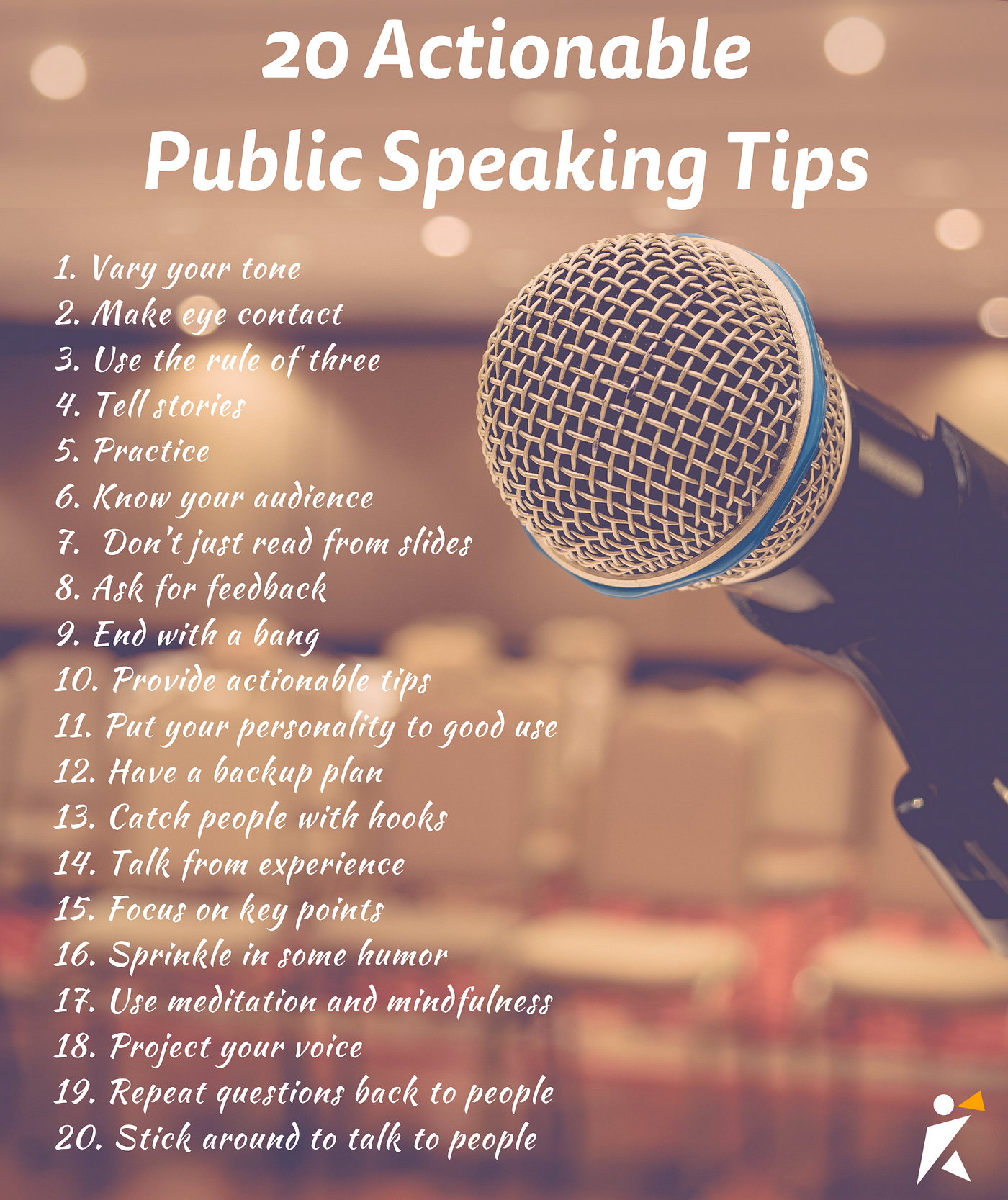20 Actionable Public Speaking Tips That Work Like a Charm | by SpeakerHub |  Medium