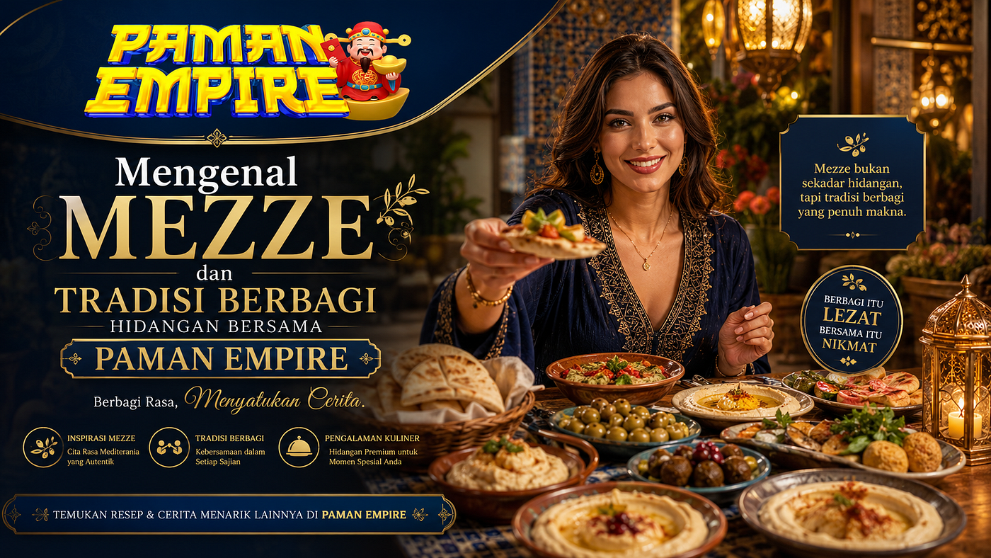 Mengenal Mezze dan Tradisi Berbagi Hidangan bersama PAMAN EMPIRE