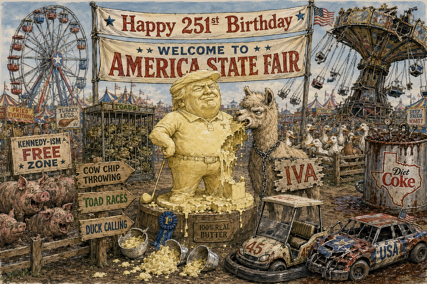 Donald’s Huuggee Plans For 251st Trumpy Birthday