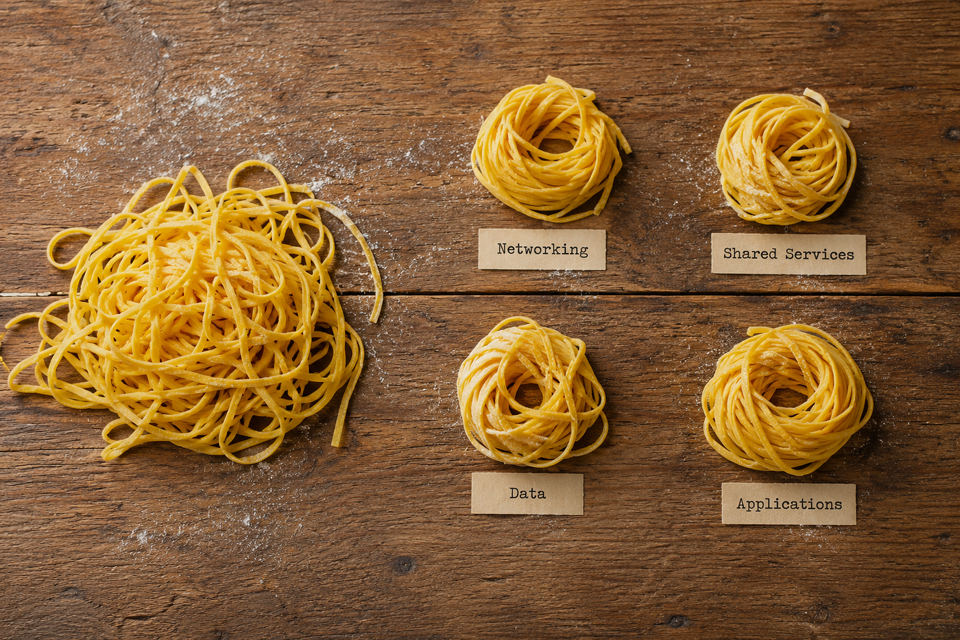 Avoid infrastructure spaghetti by giving each Terraform layer its own state.