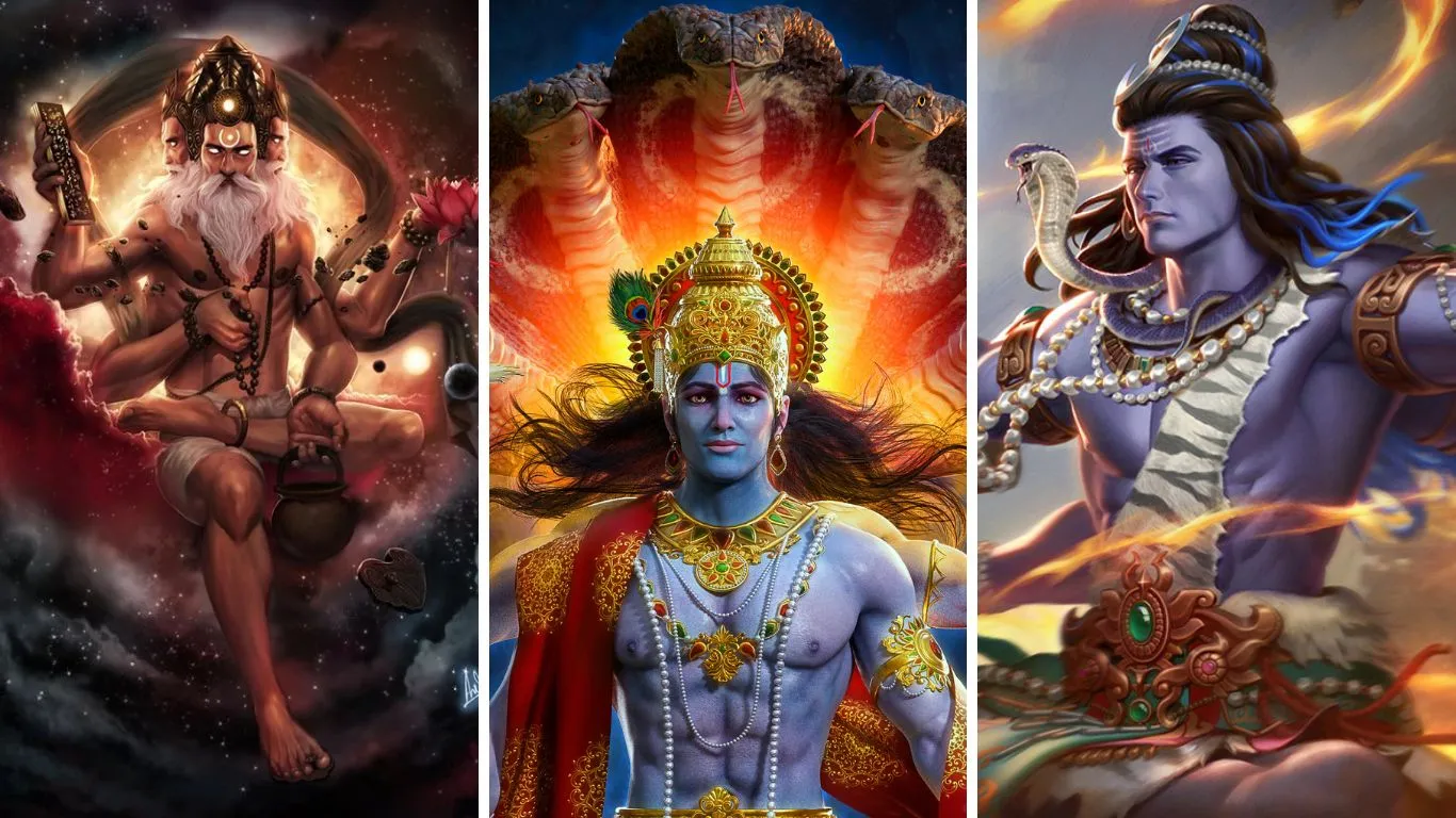 Brahma The Creator Vishnu The Preserver And Shiva The Destroyer