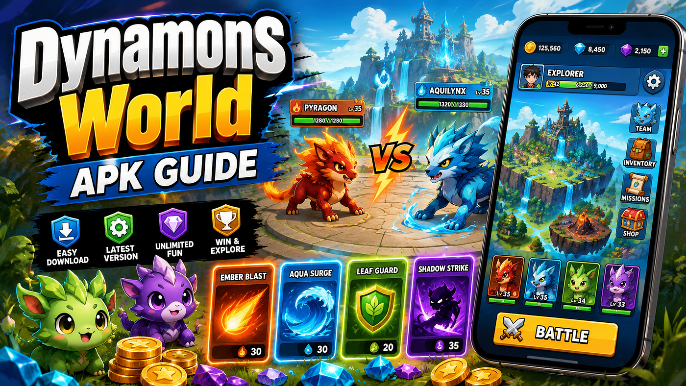 Dynamons World APK Guide: Gameplay, Features, Monsters, Battles & Safe Download Tips