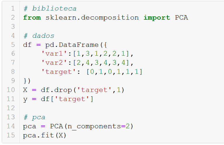 PCA em Python: Visualizando dados em 5d?