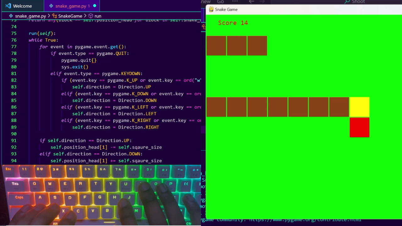 C++ Tutorial 18 - Simple Snake Game (Part 3) 