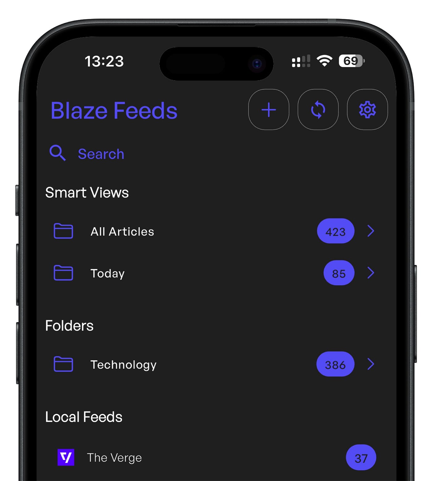 BlazeFeeds — A Multi-Platform FreshRSS Client with AI-Powered Summarization