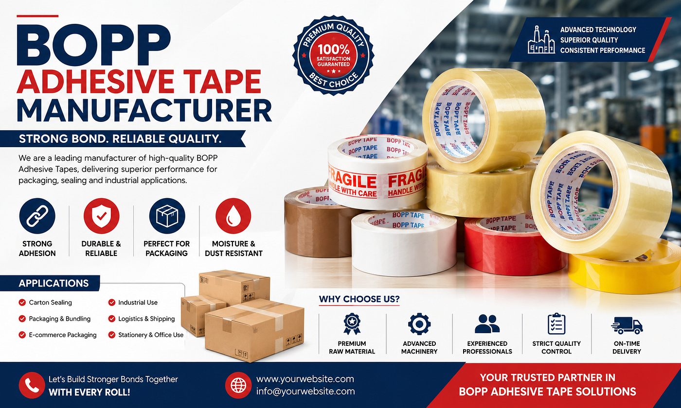 Best BOPP Adhesive Tape Manufacturer
