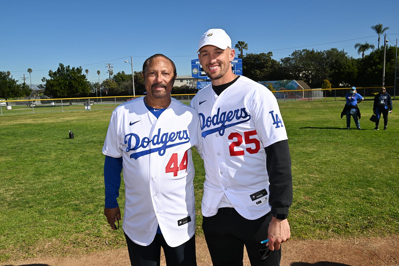 2023 Dodgers Love L.A. Community Tour: Trayce Thompson on inspiring youth,  potential role for season 