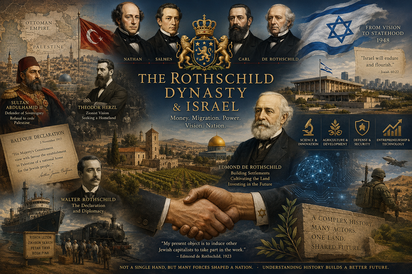 “The ROTHCHILDs Dynasty and ISRAEL”