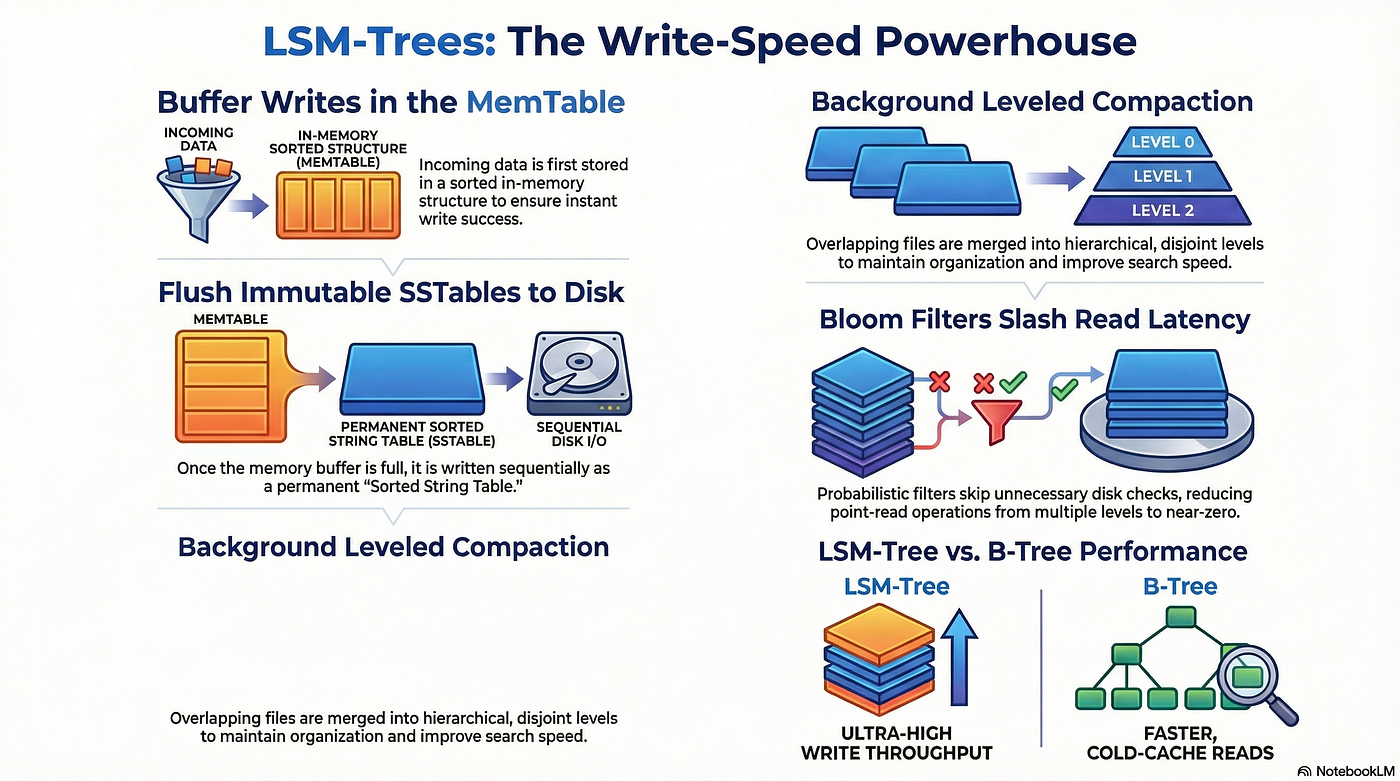 Demystifying LSM-Trees: The Engine Behind Modern High-Performance Databases