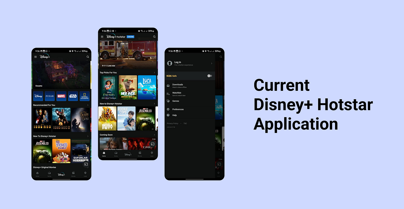A Disney+ Case Study I A redesign for the future