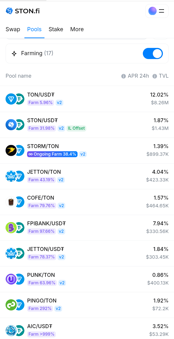 How To Farm On STON.fi; A Step-by-Step Guide | by akin 🌱 | Medium