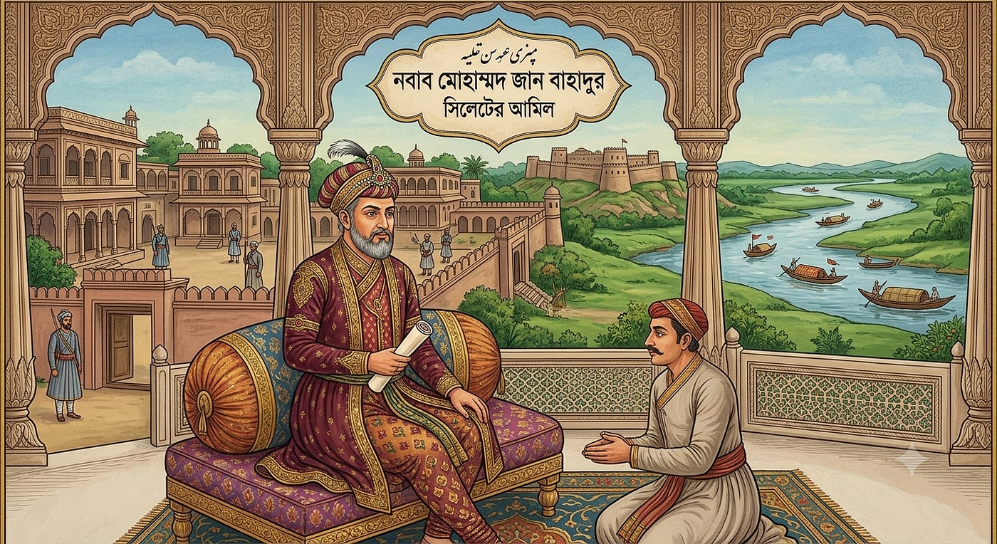 Nawab Mohammad Jan Bahadur, the Amil-Foujdar of Sylhet