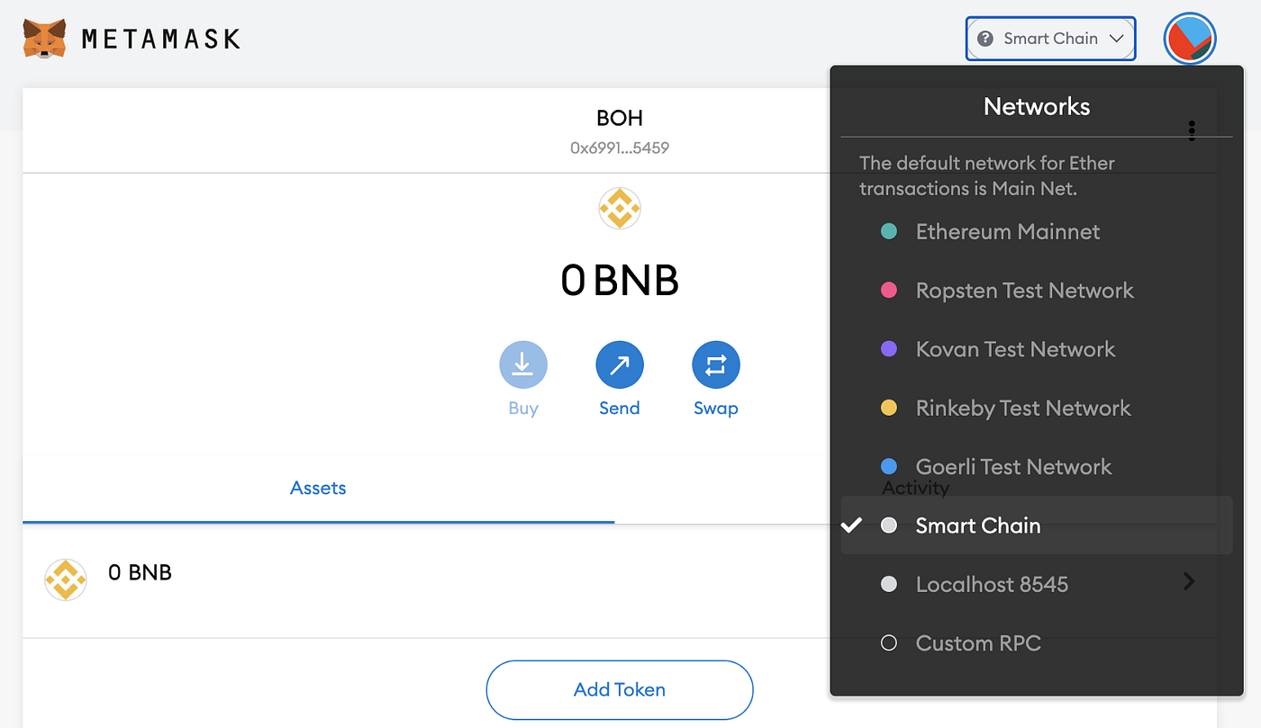 How to add Binance Smart Chain to MetaMask and connect it to PancakeSwap |  by TeraBlock | Medium