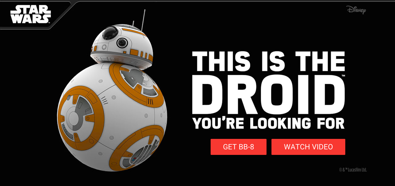 Bb8 droid hot sale video