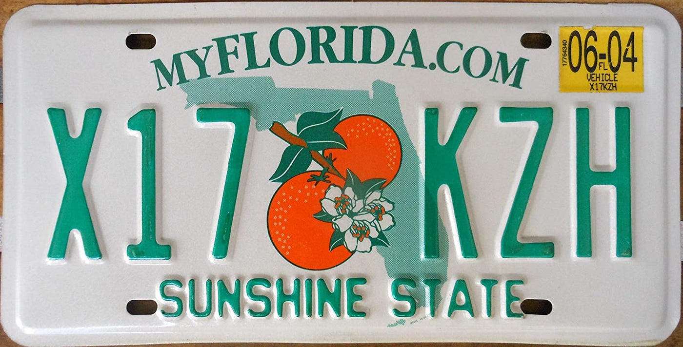 A Totally Objective Ranking of US License Plate Designs by Robin Wilde Medium
