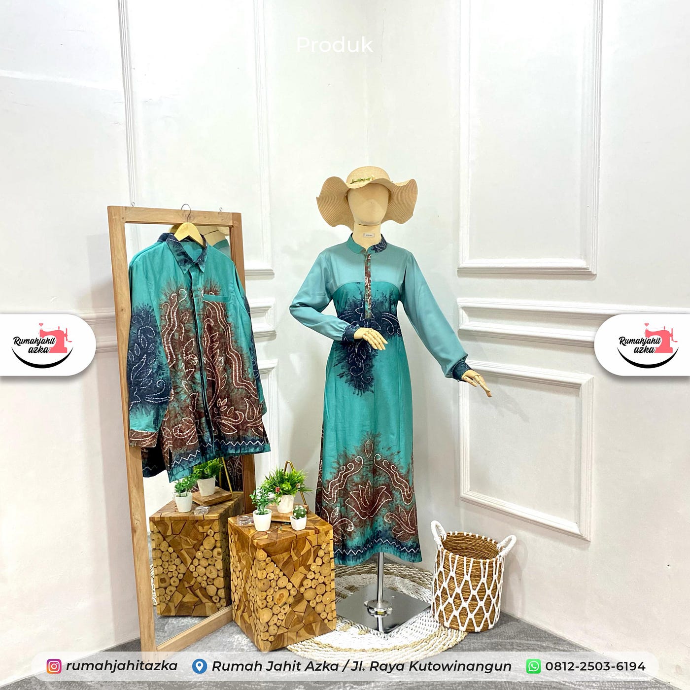 Couple Baju Batik Modern by Rumah Jahit Azka