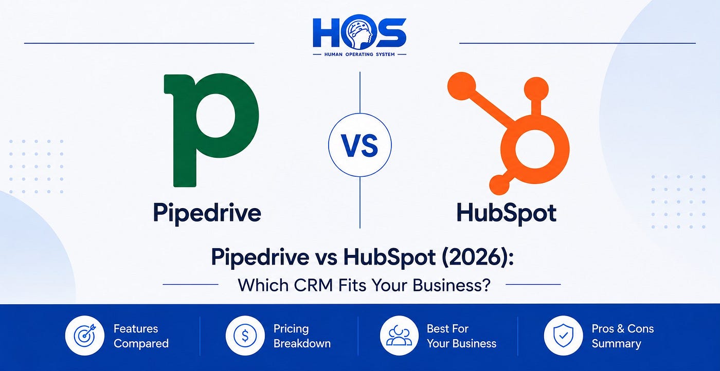Pipedrive vs HubSpot (2026): Which CRM Fits Your Business?