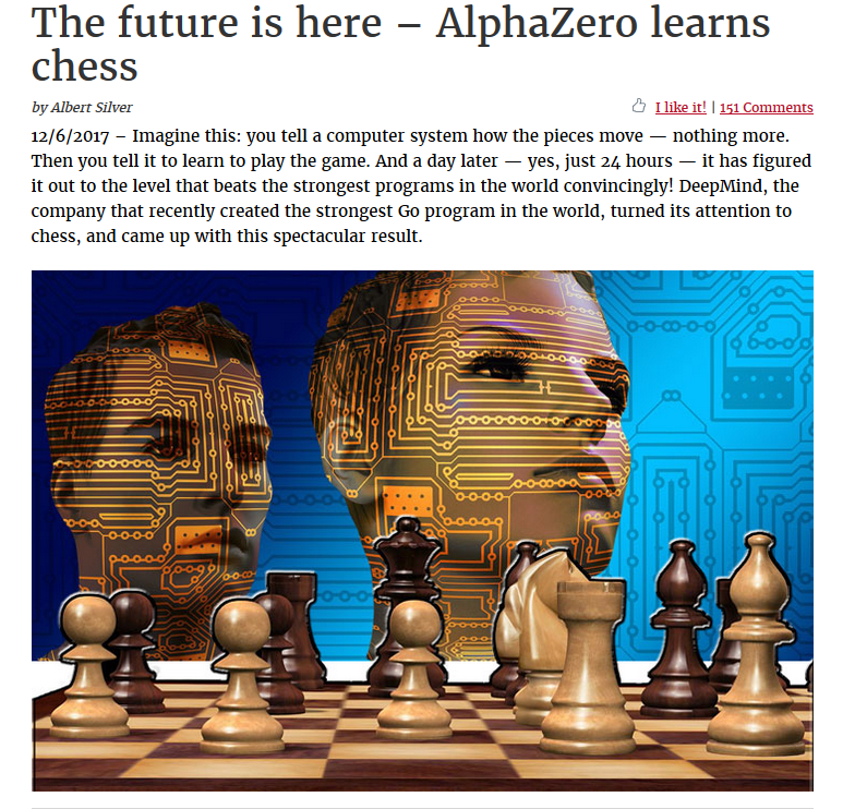 Here comes the new and improved AlphaZero : r/chess