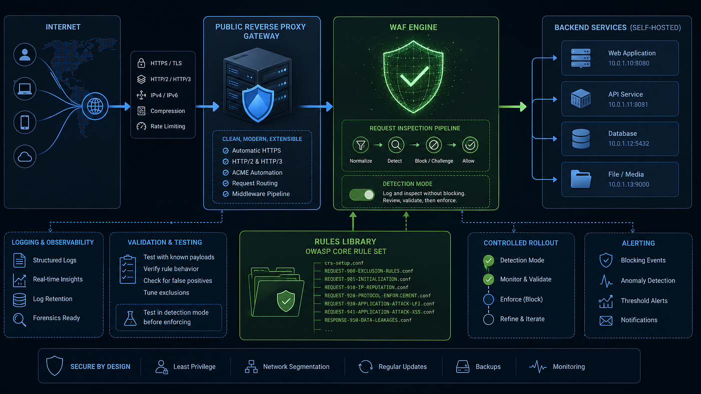 Supplement: Adding OWASP Core Rule Set to Coraza WAF in Caddy