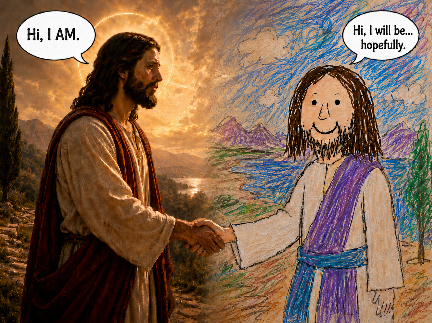 The God Who Is and the God Who Hopes To Be