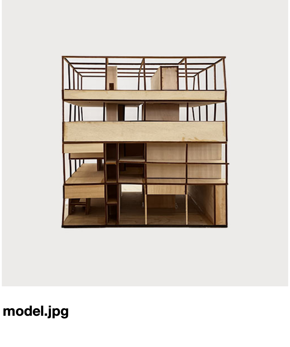 architectural concept model