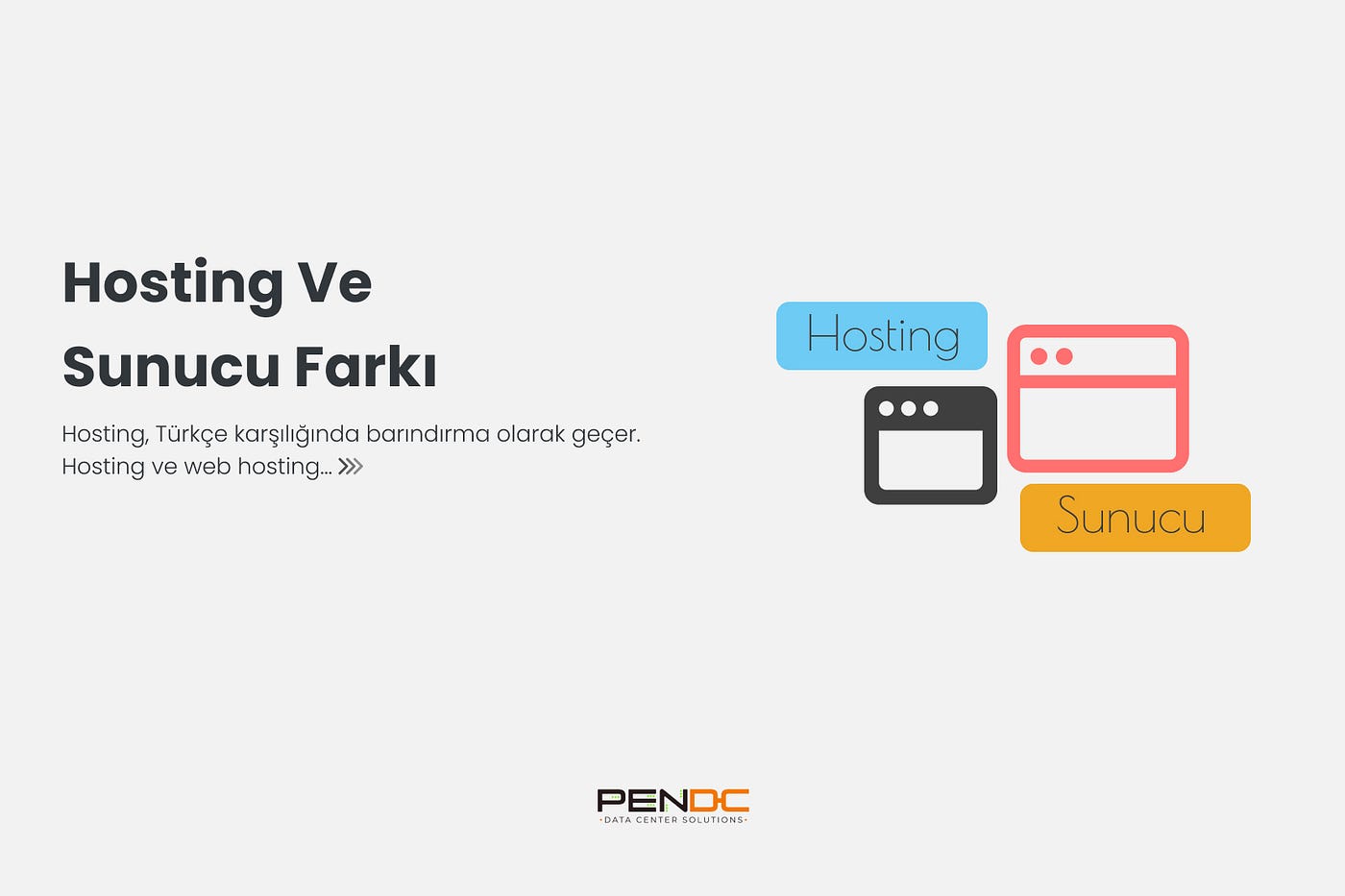 Hosting ve Sunucu Farkı