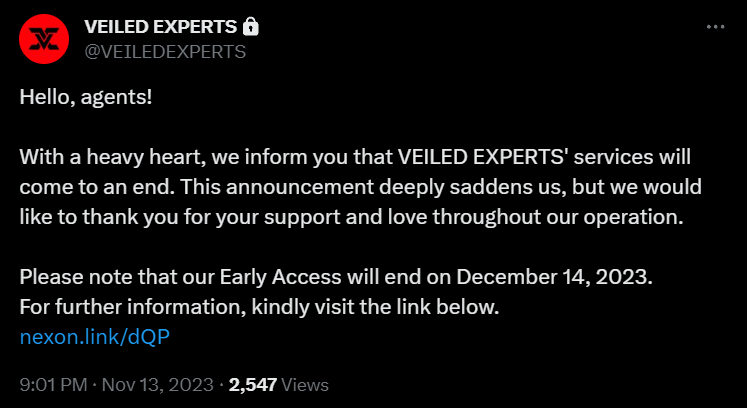 The Fall Of Veiled Experts. At 9pm November 13th, Veiled Experts…, by Jeff  Gensler, Nov, 2023