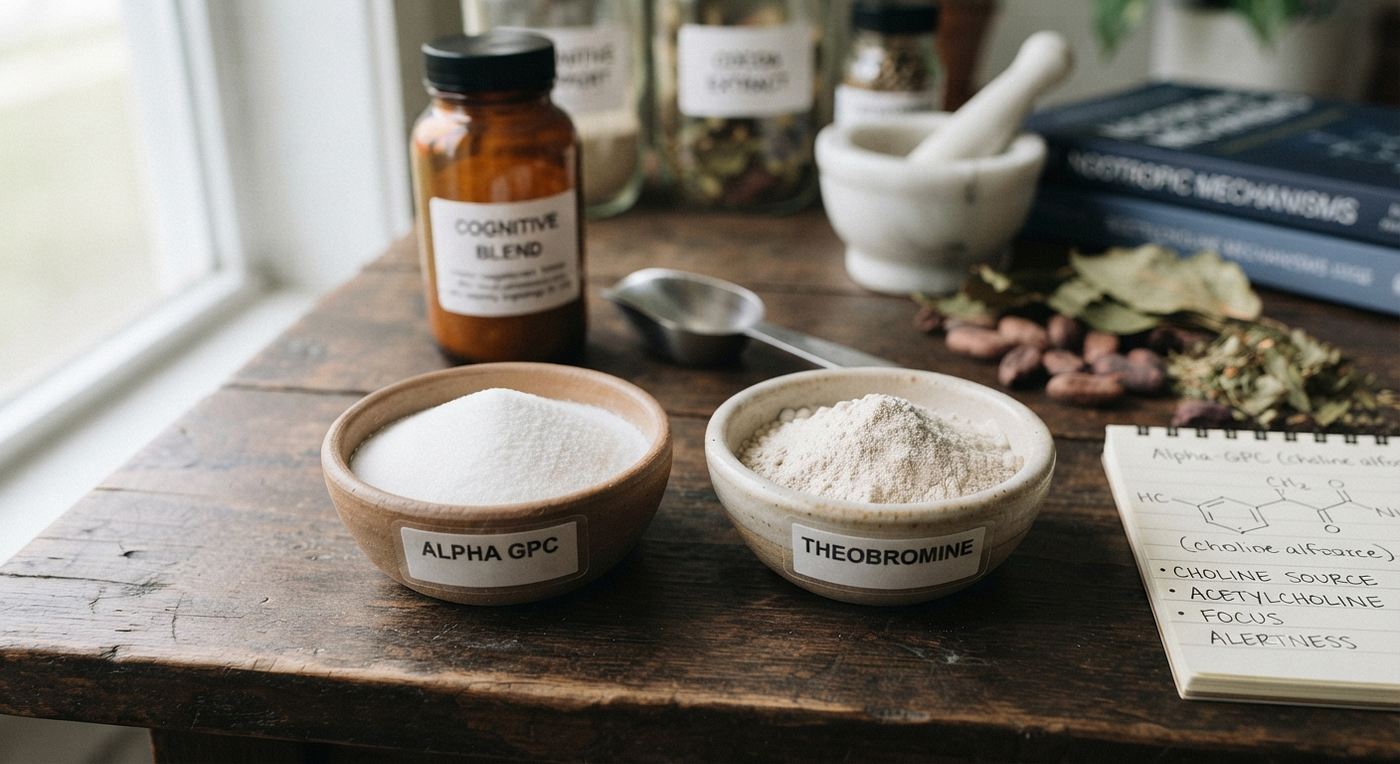 Alpha GPC vs. Theobromine: Cognitive Alertness Without Overstimulation