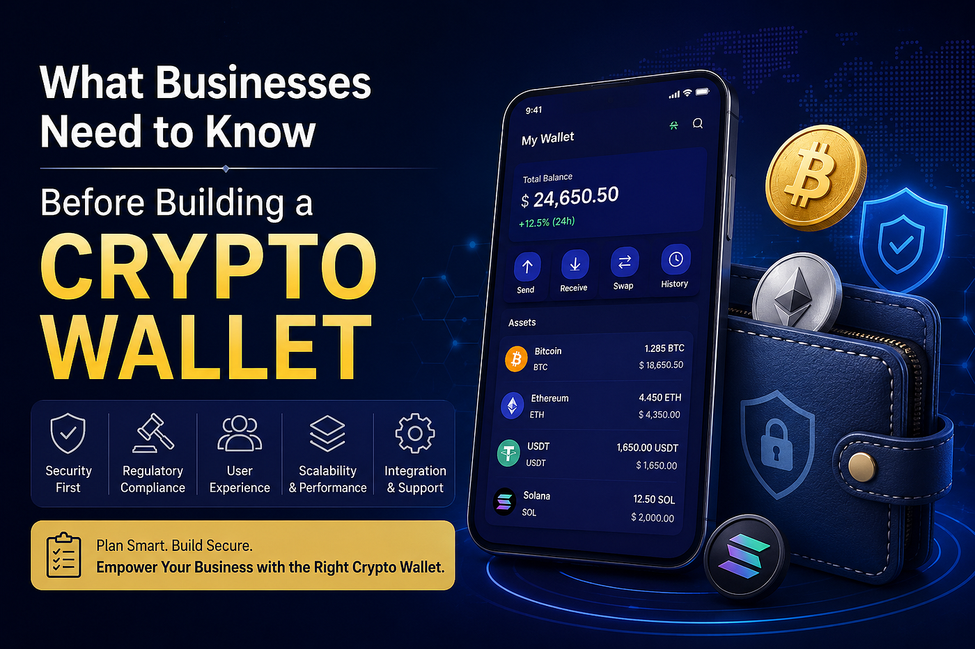 What Businesses Need to Know Before Building a Crypto Wallet