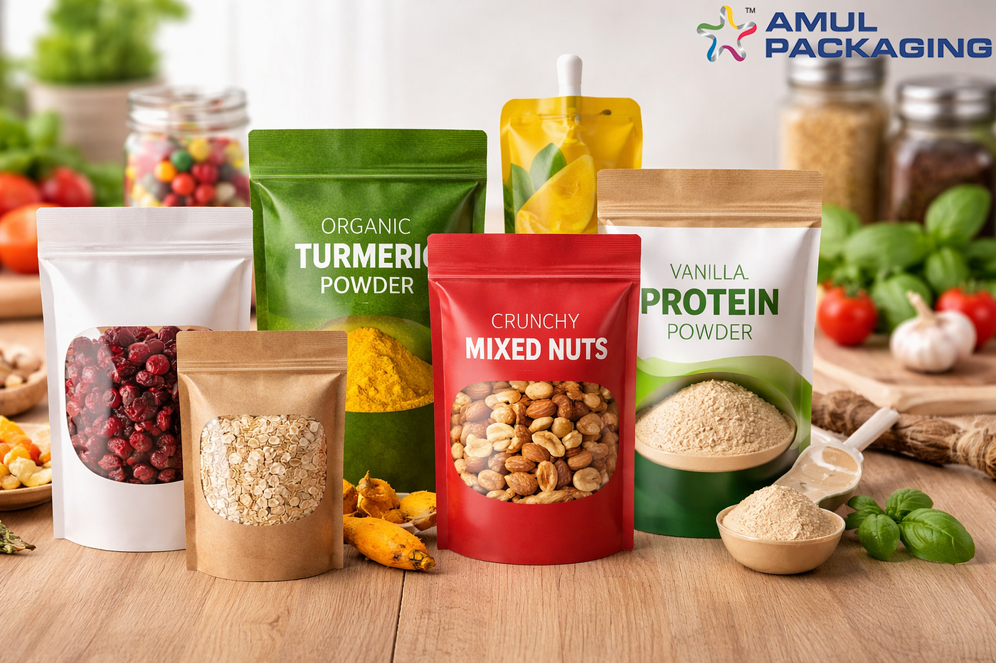 Why Stand Up Pouch Packaging Is Growing in Demand — AMUL PACKAGING