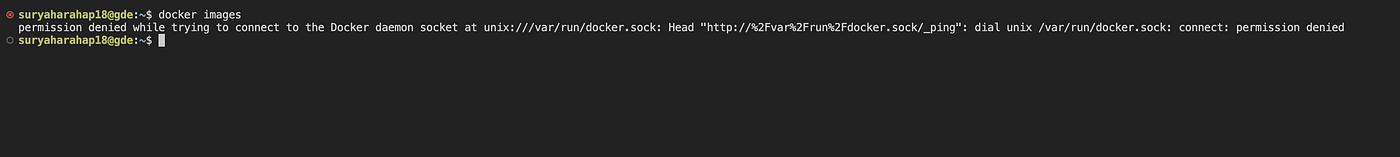 Solve problem Docker: Permission denied Docker daemon socket at unix