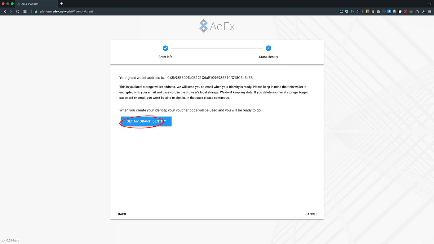 AdEx Tutorial: How to Register an Account | by Ivan Manchev | Medium