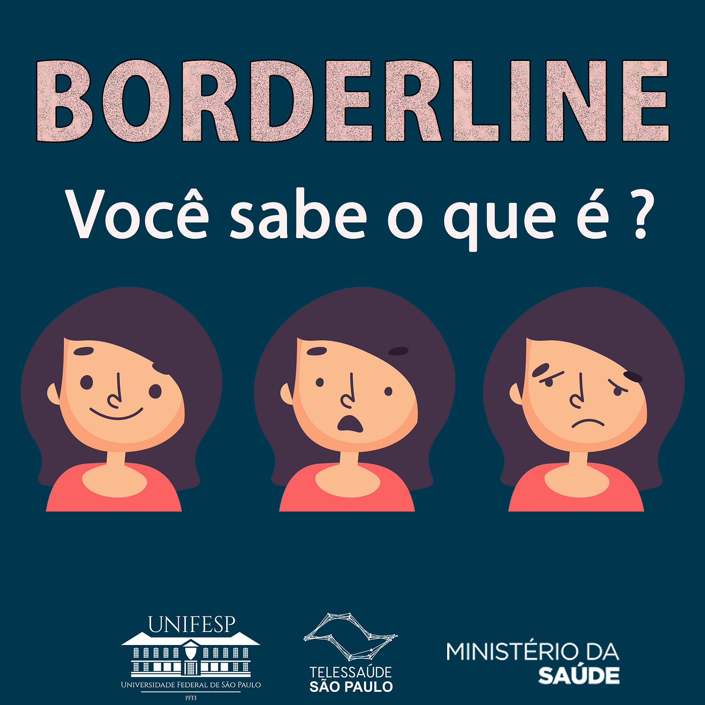 Borderline. Cerca de 10% dos pacientes cometem…, by Telessaude São Paulo -  Unifesp