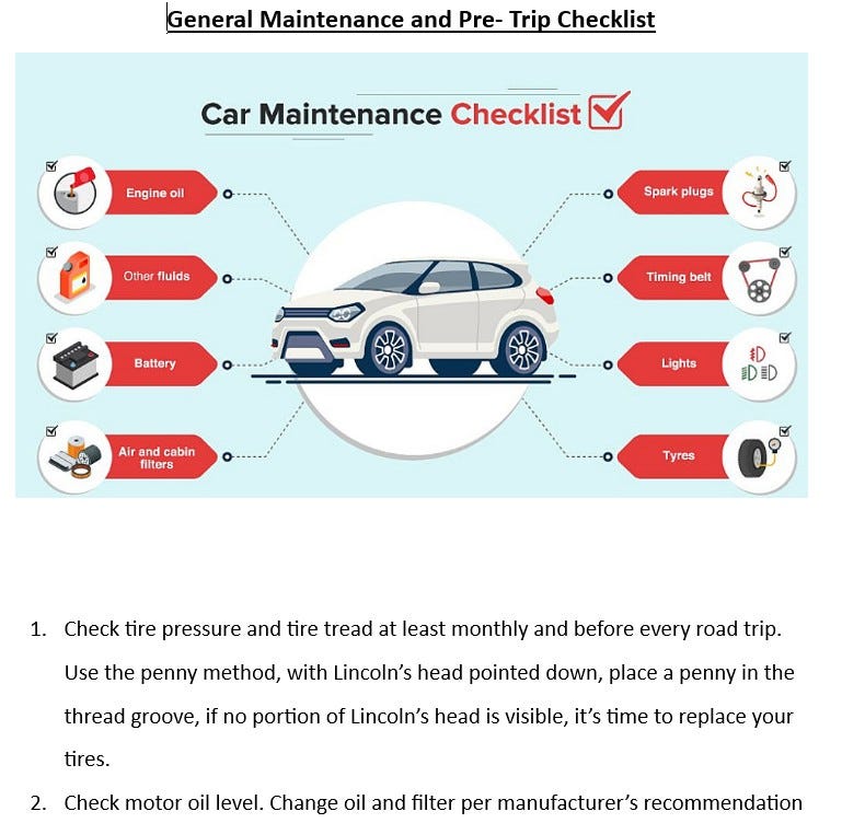 General car maintenance information — screenshot #1