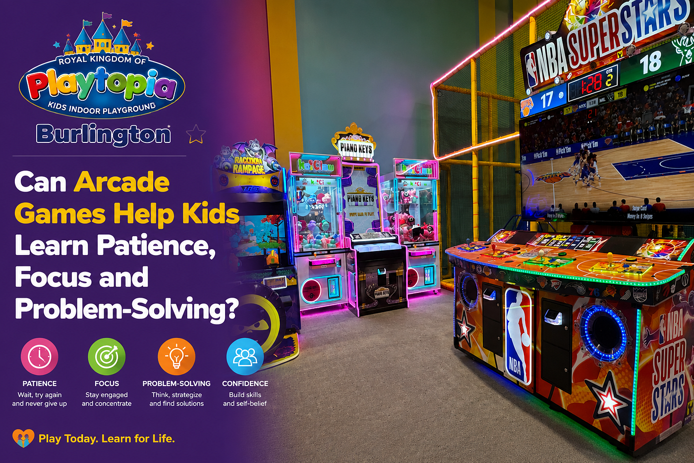 Can Arcade Games Help Kids Learn Patience, Focus and Problem-Solving?
