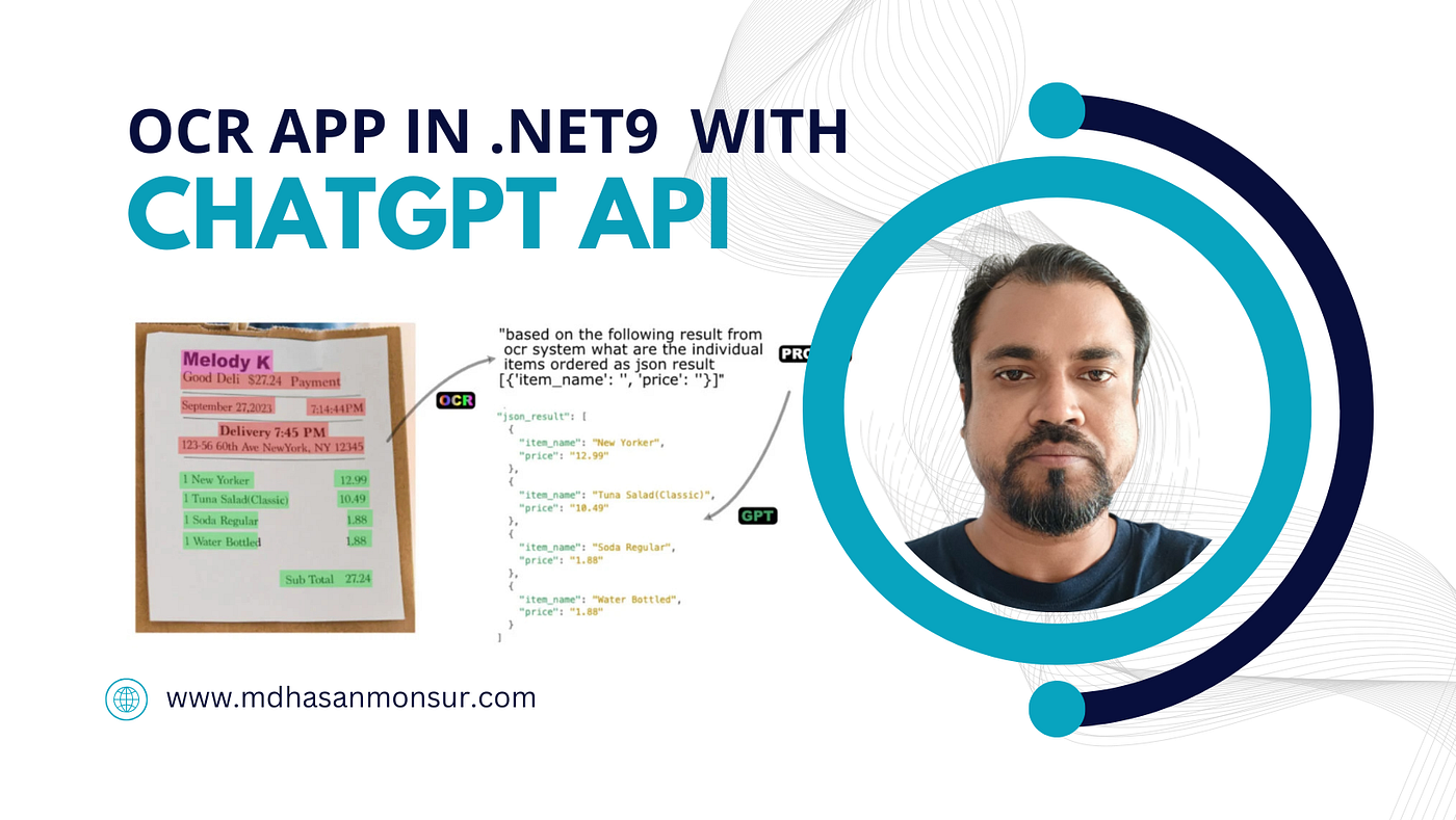Building an OCR App in .NET 9 with ChatGPT API: A Step-by-Step Guide | by  Engr. Md. Hasan Monsur | ASP DOTNET | Medium