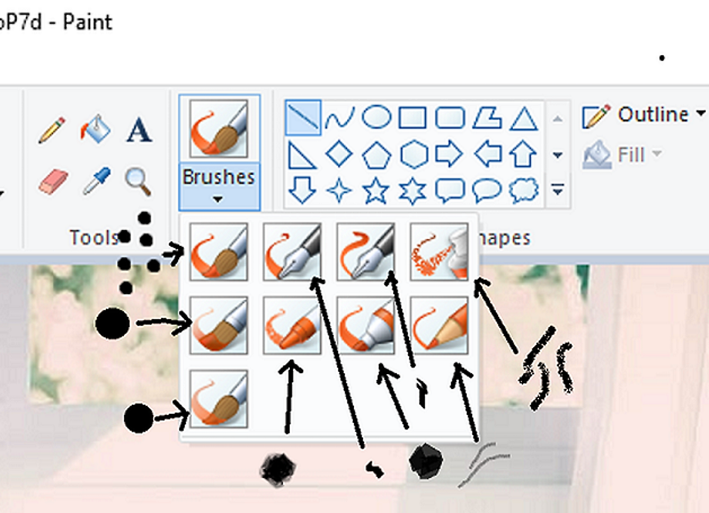 How to Draw  in computer Microsoft paint tutorial  ms paint  scenery  drawing 085  Art Point  video Dailymotion