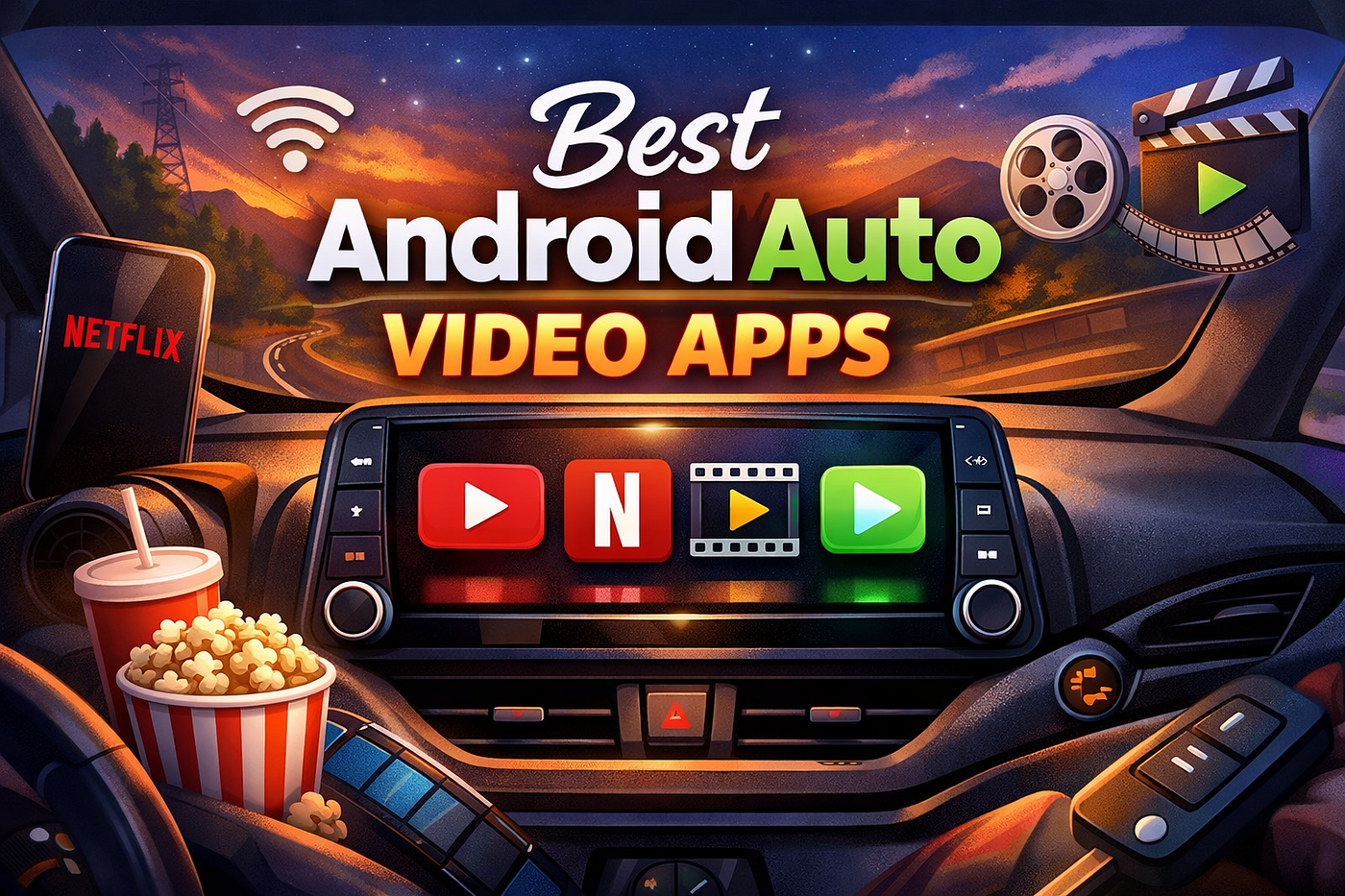 Best Android Auto Video Apps (2026 Guide)