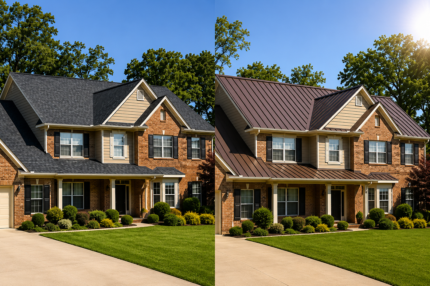 Metal Roof vs Shingle Roof: How to Choose the Best Roofing System for Your Home