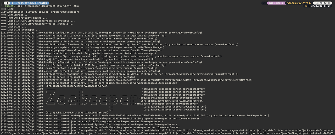 Setting up Kafka on Kubernetes - an easy way | by Wojciech Pratkowiecki |  Datumo
