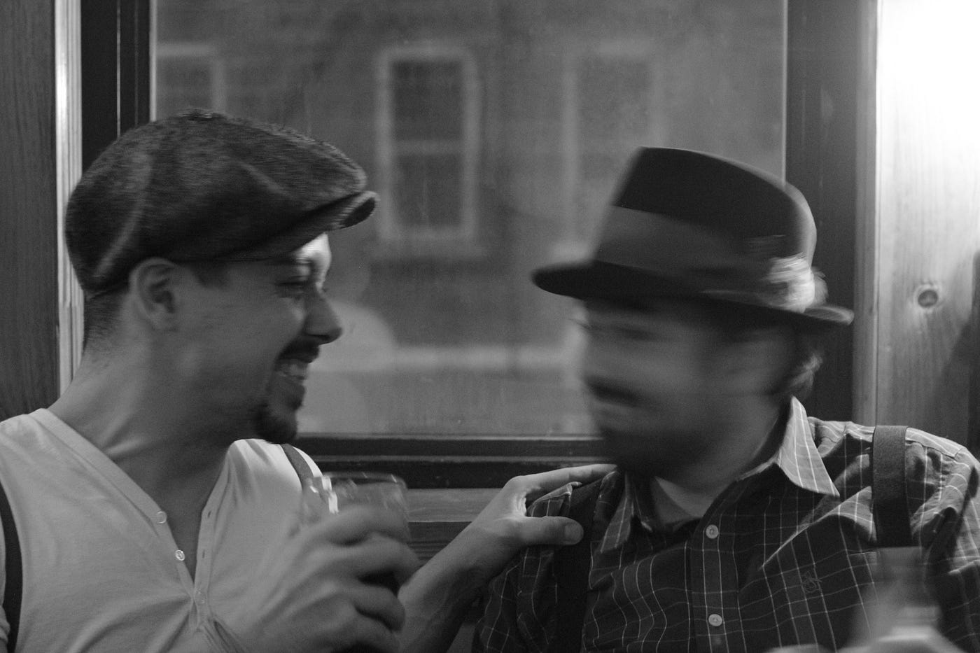 Portrait of Two Young Men in New Orleans