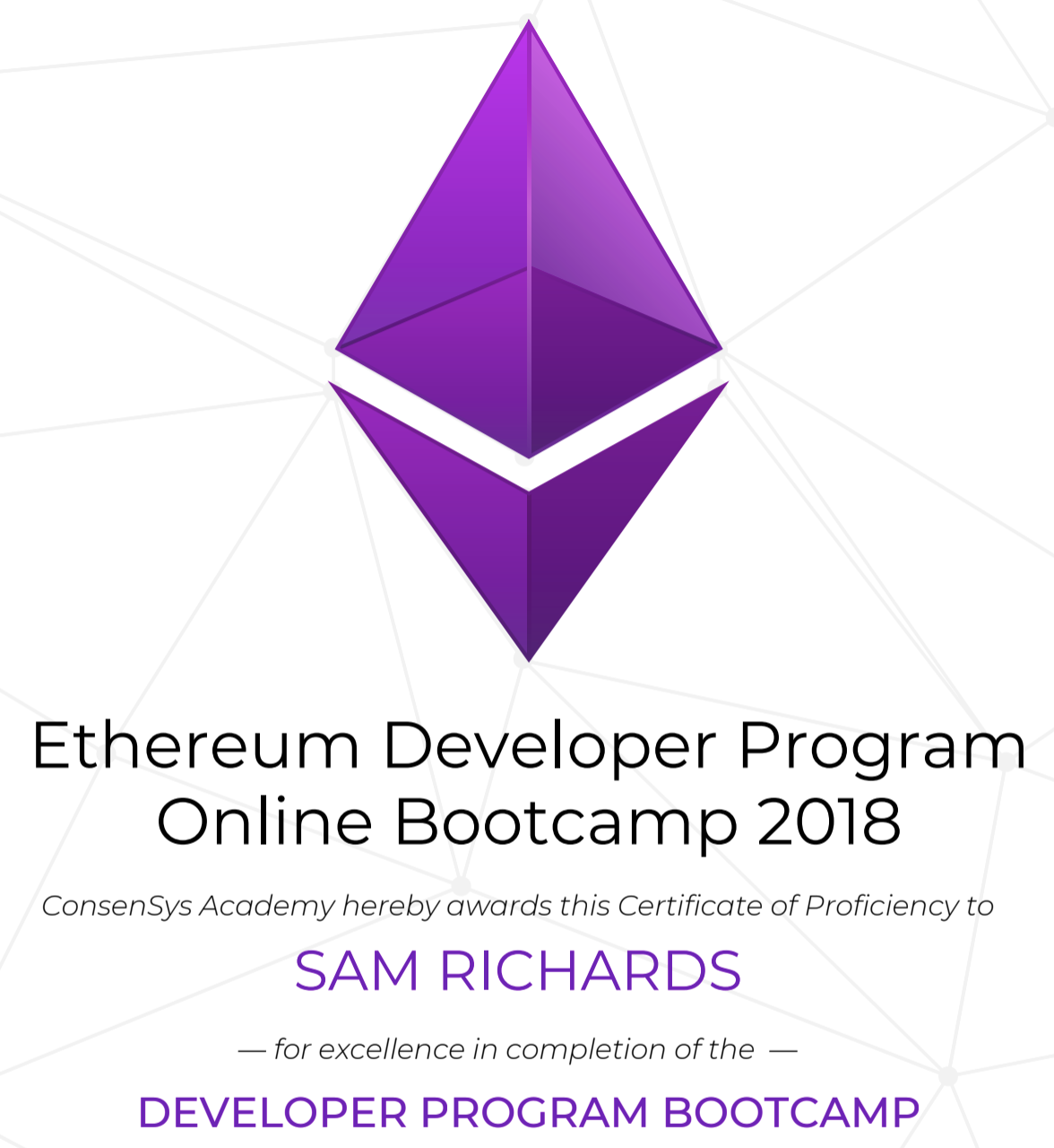 Review of the Consensys Academy: Blockchain Developer Course | by Sam  Richards | Medium