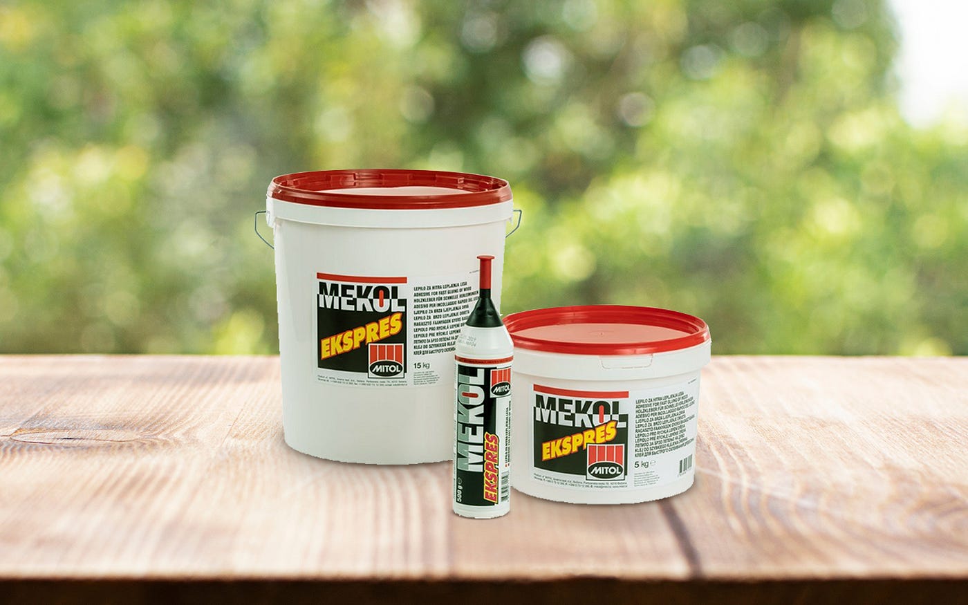 Mekol is Mitol’s brand of woodworking adhesives